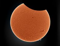 Partielle Sonnenfinsternis vom 10. Juni 2021 in Ha