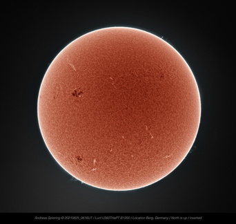 Sonne vom 25. August 2021